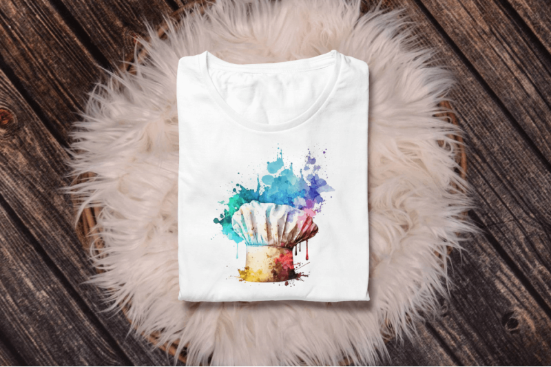 watercolor-chef-hat-clipart-bundle