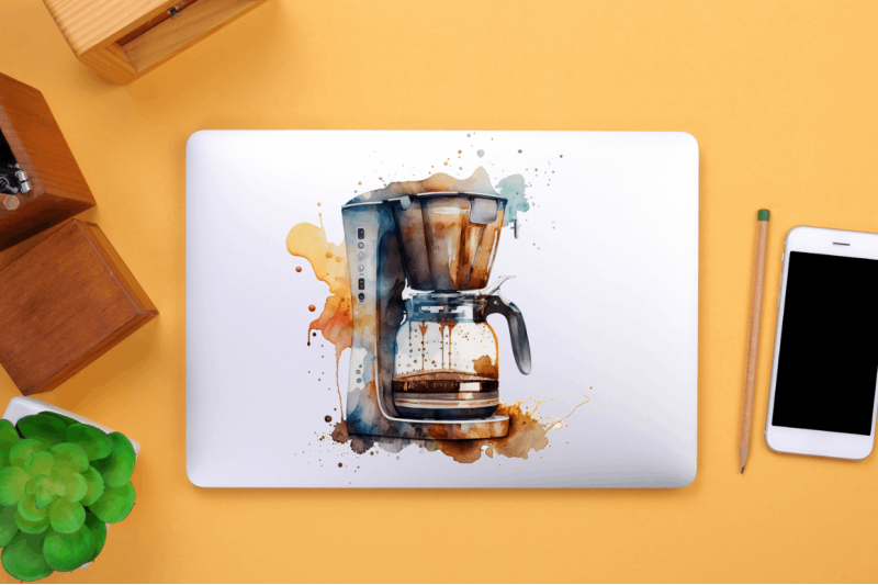 watercolor-coffee-maker-clipart-bundle