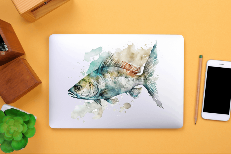 watercolor-fish-bone-clipart-bundle