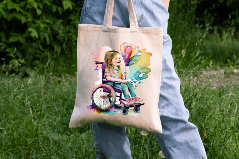 watercolor-girl-with-disability-clipart-bundle