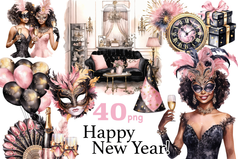 happy-new-year-clipart-carnival-clipart-png-bundle