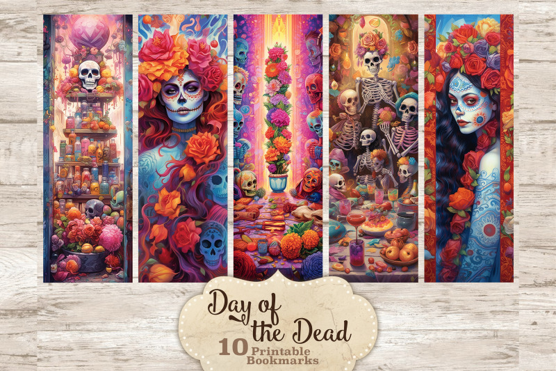 day-of-the-dead-bookmarks-printable-dia-de-muertos