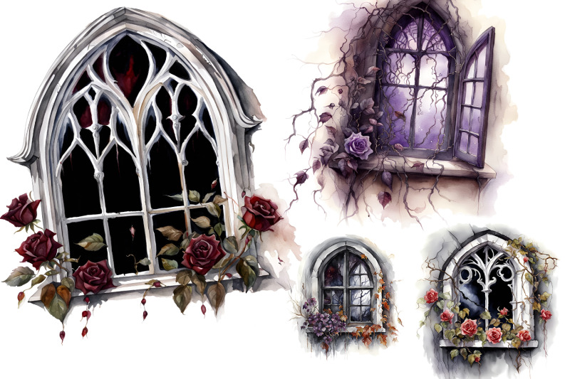 8-gothic-floral-windows