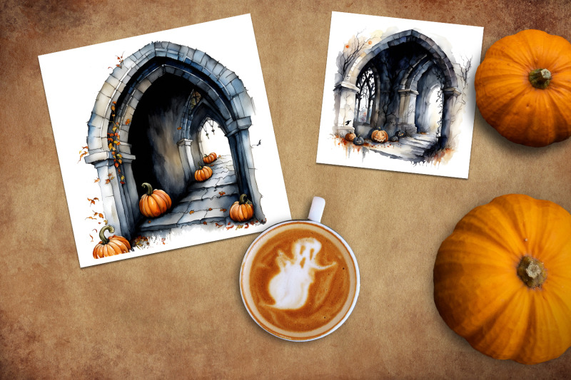 halloween-archways-illustrations