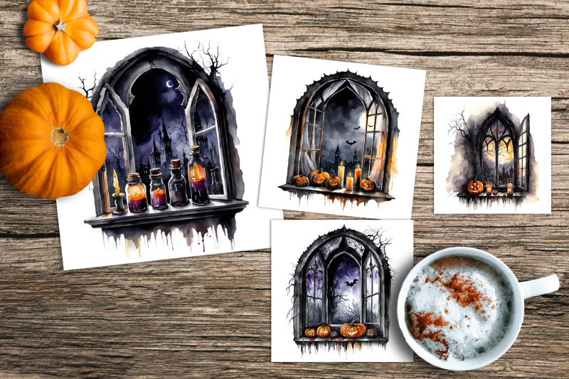 8-halloween-window-illustrations