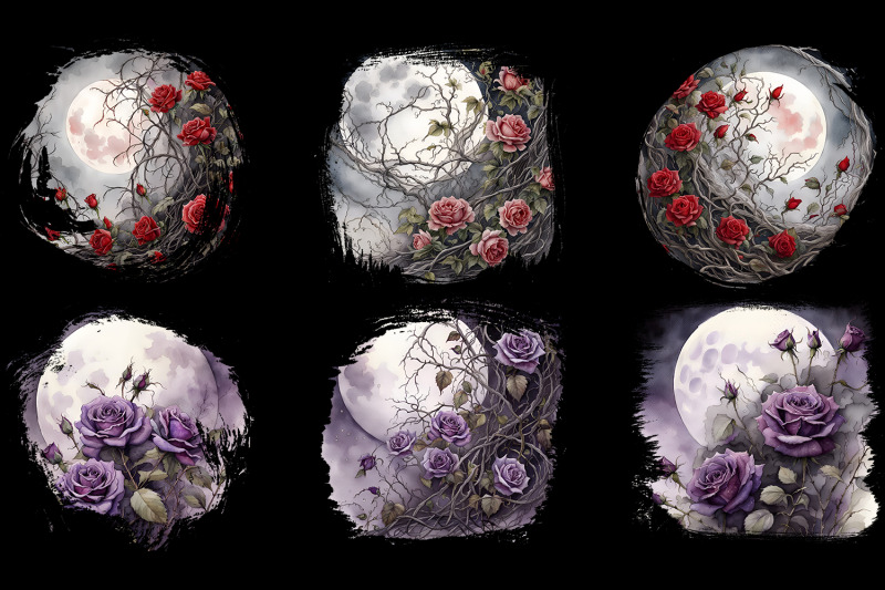 gothic-moon-amp-roses-sublimation-shapes