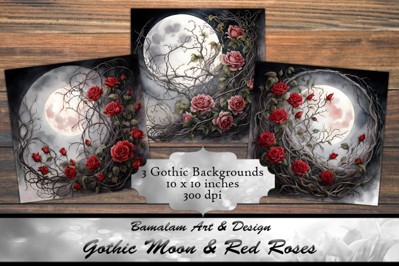 3-gothic-moon-amp-red-rose-vine-backgrounds