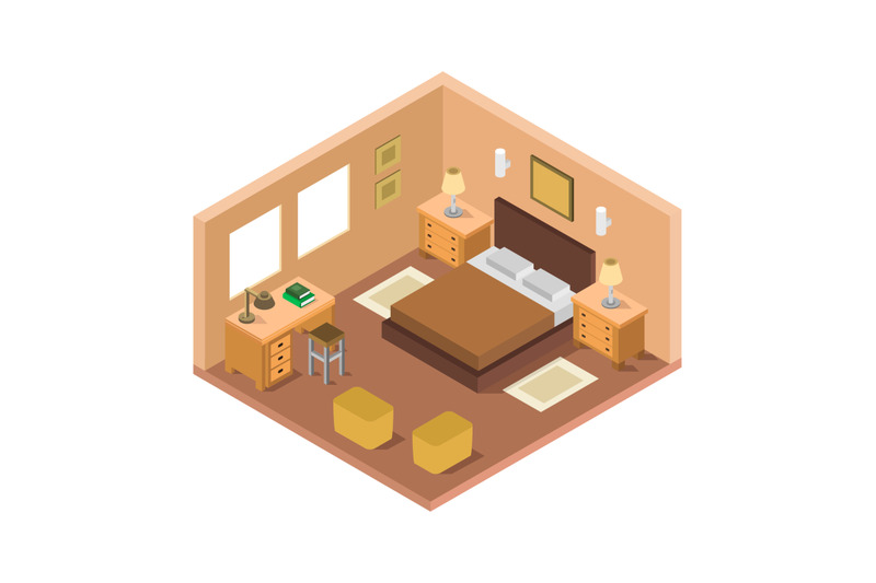isometric-bedroom