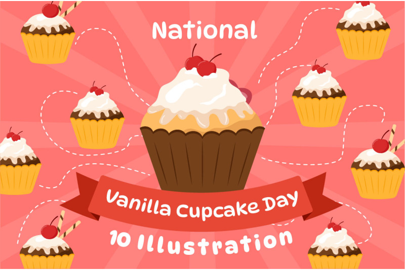 10-national-vanilla-cupcake-day-illustration