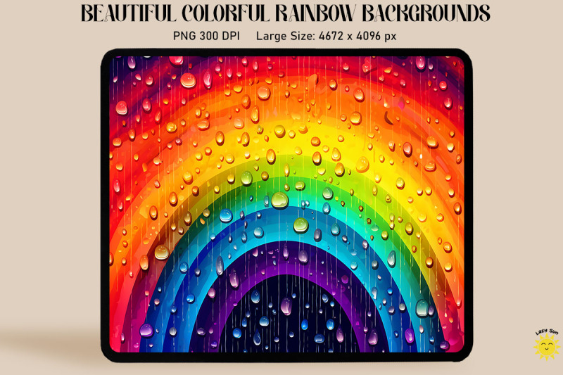 colorful-rainbow-and-drops-backgrounds