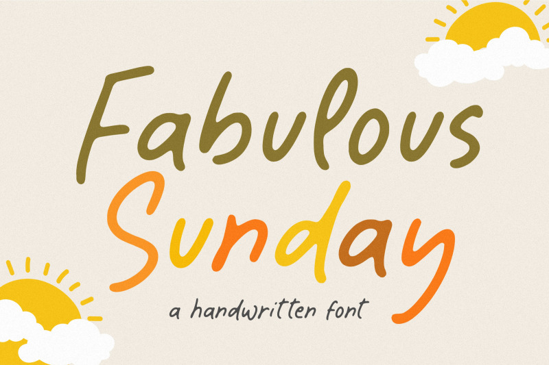 fabulous-sunday-font