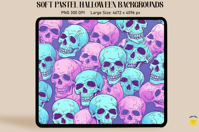 pastel-goth-skulls-pattern-halloween