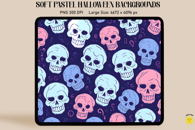 pastel-goth-skulls-pattern-halloween