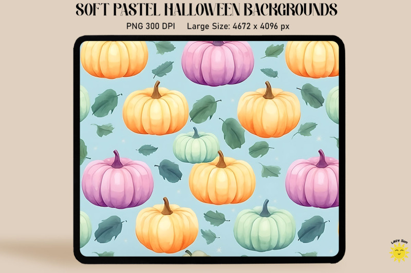 pastel-colorful-pumpkins-halloween