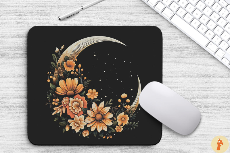 vintage-crescent-moon-and-flowers