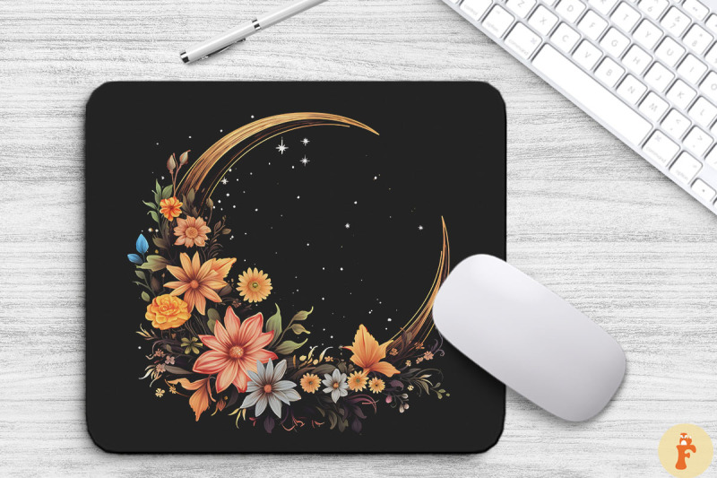 vintage-crescent-moon-and-flowers