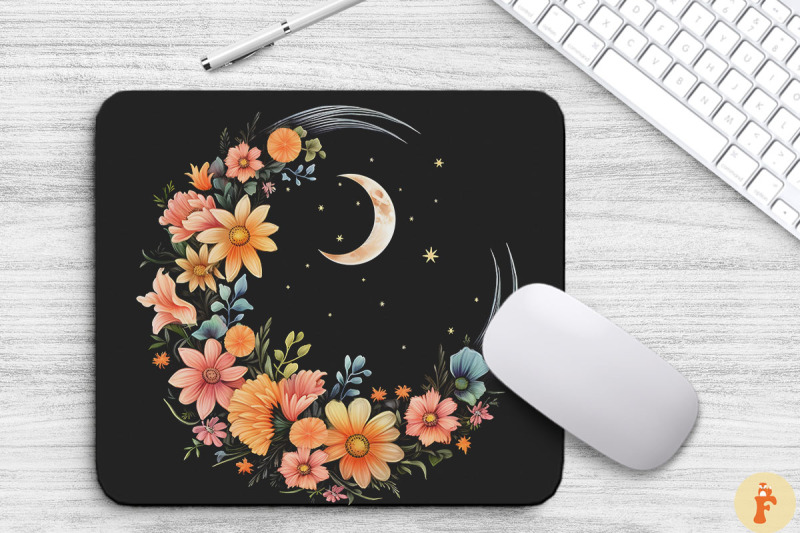 vintage-crescent-moon-and-flowers