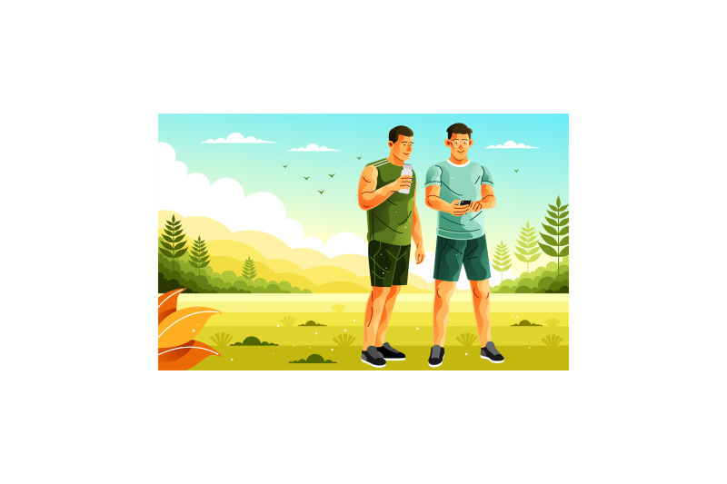 young-man-healthy-lifestyle-illustration