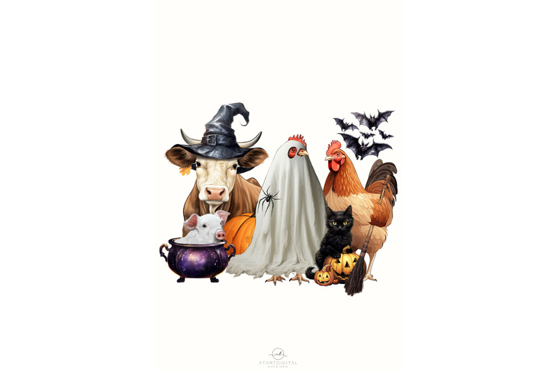 halloween-farm-animals-png-spooky-season-farm-designs