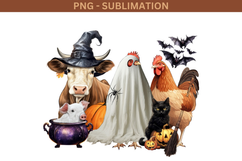 halloween-farm-animals-png-spooky-season-farm-designs