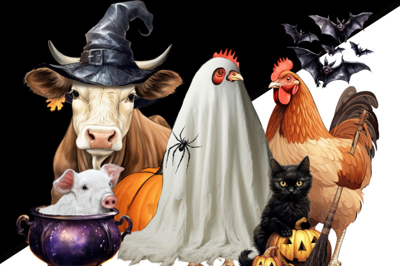 halloween-farm-animals-png-spooky-season-farm-designs