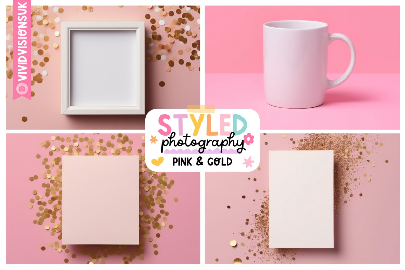 pink-and-gold-print-and-mug-mockup-design-feminine-stock-photography