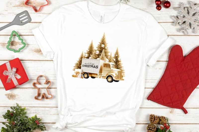 gold-christmas-car-sublimation-design