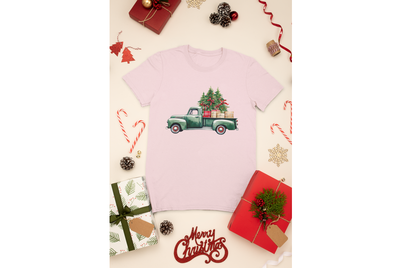 png-green-truck-art-for-winter-shirt-designs