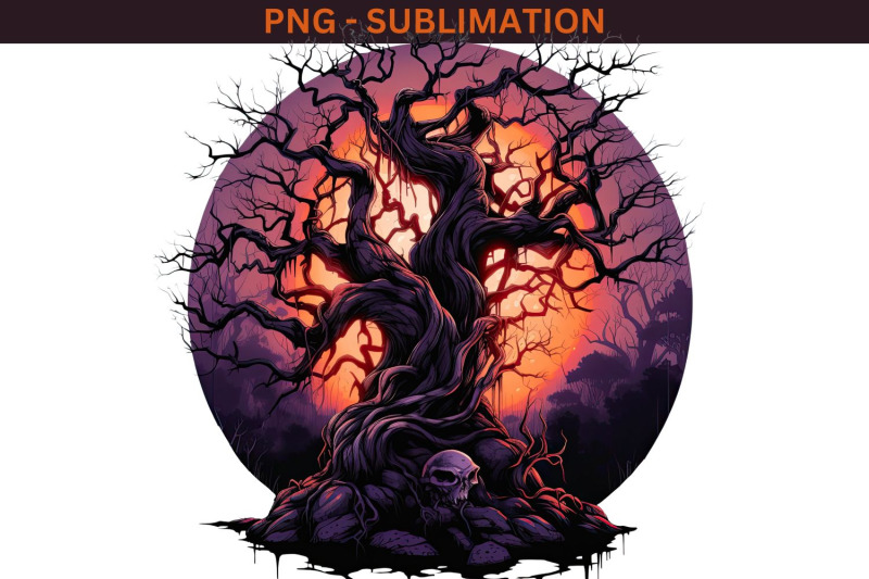 spooky-halloween-tree-sublimation-designs-digital-download