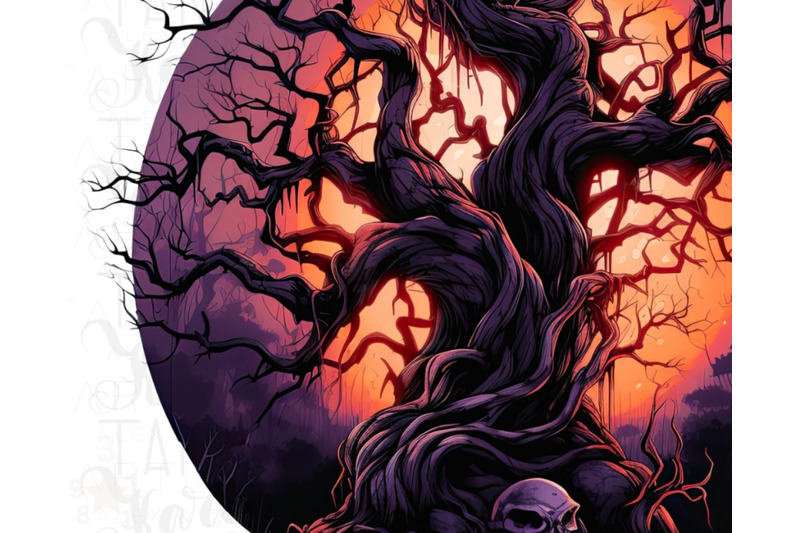 spooky-halloween-tree-sublimation-designs-digital-download