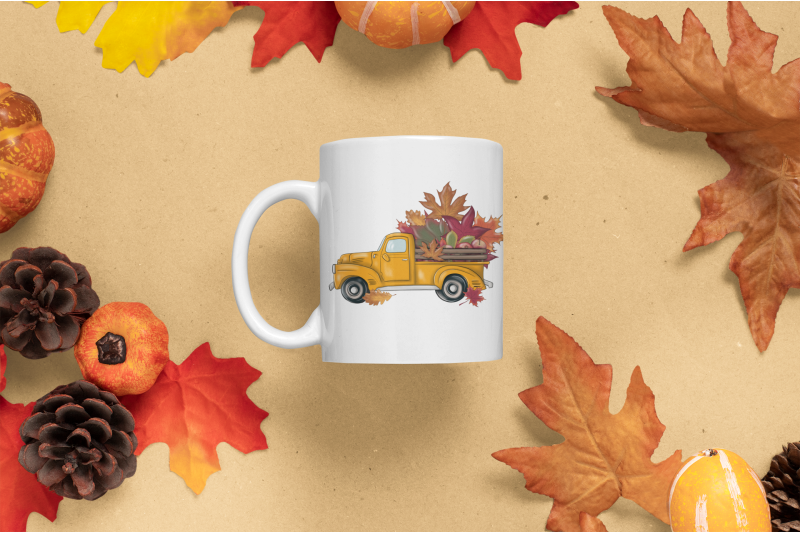 yellow-fall-truck-png-digital-download-for-sublimation