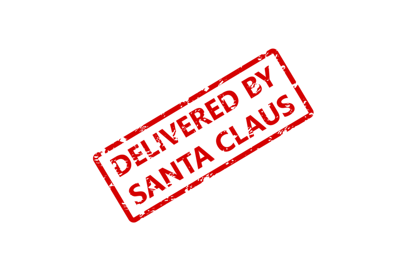 delivered-by-santa-clause-rubber-stamp-texture-inprint