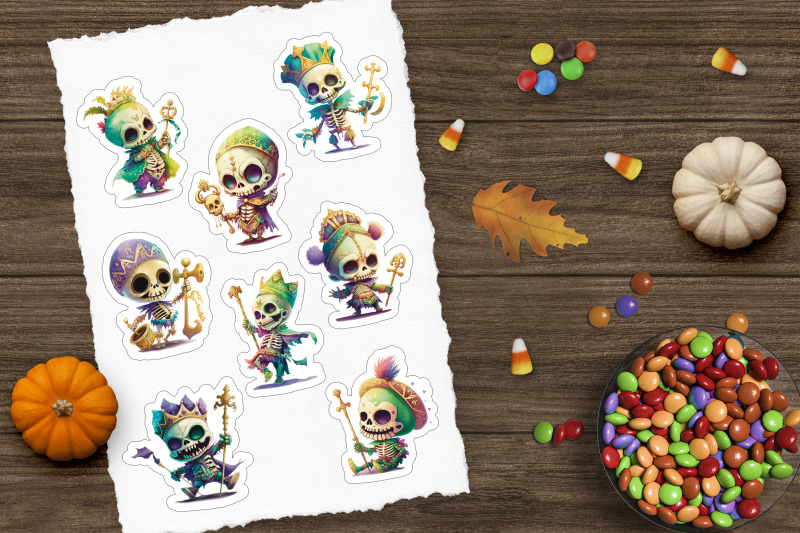 halloween-skeleton-stickers-halloween-sticker-png