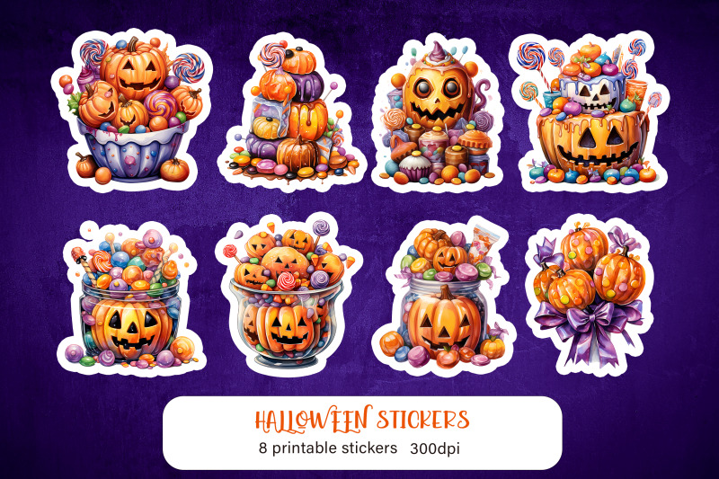 cute-cartoon-sweet-stickers-halloween-sticker-png