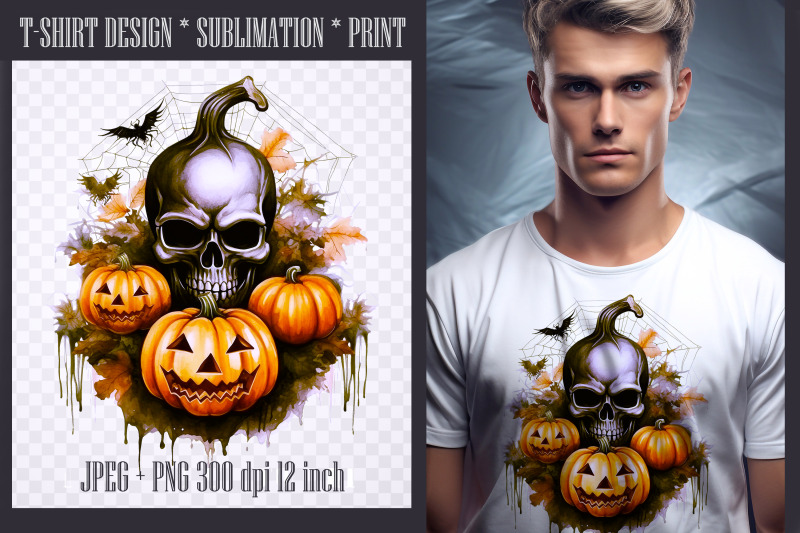 creepy-skull-with-pumpkins-sublimation-png-jpeg