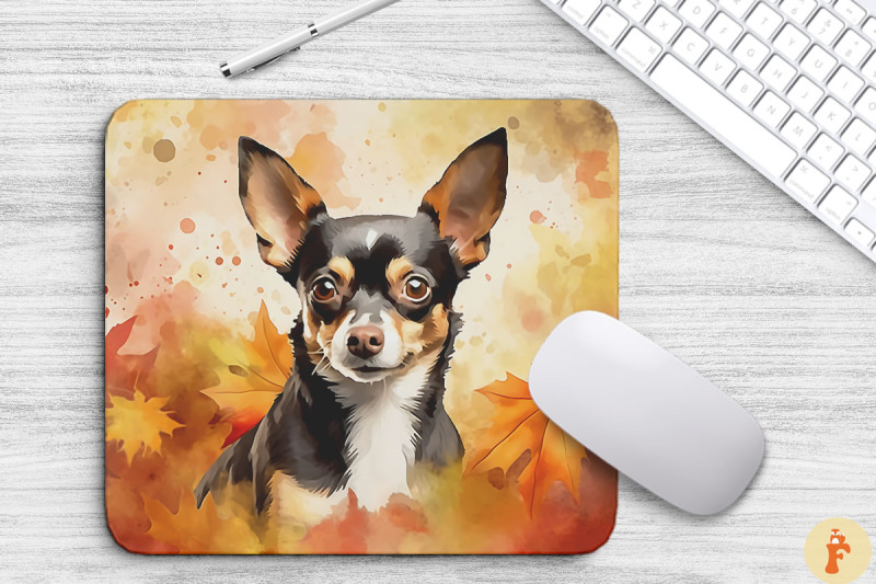 cute-chihuahua-and-autumn-mouse-pad