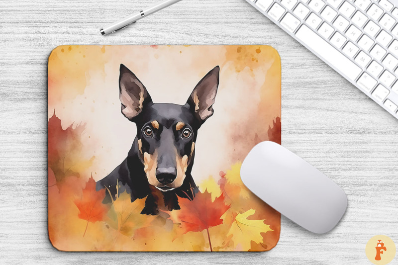 cute-doberman-pinscher-and-fall-leaves