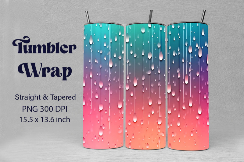 falling-water-drops-on-gradient-backdrop