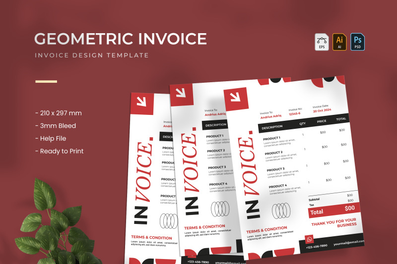 geometric-invoice