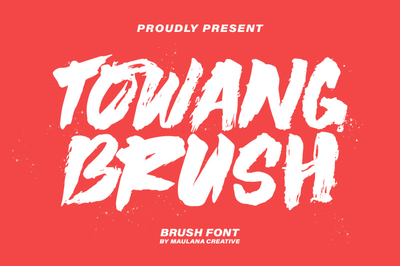 towang-brush-font