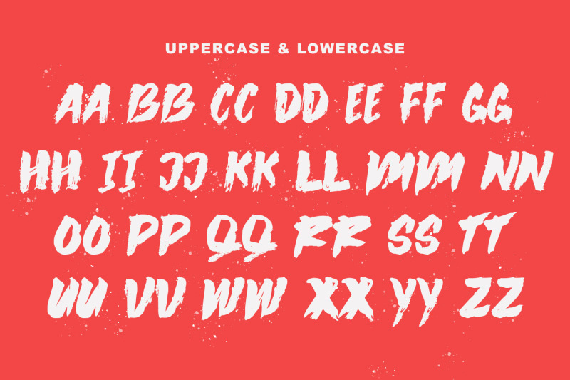 towang-brush-font