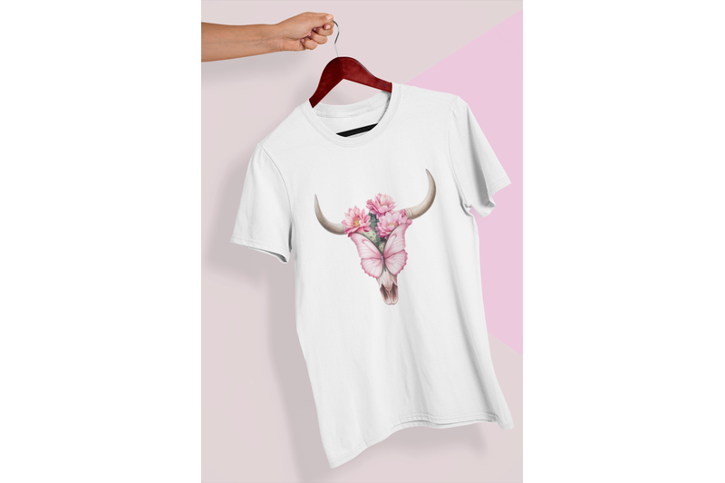 western-floral-cow-skull-png-with-butterfly