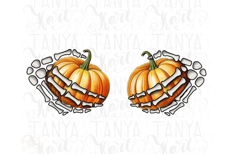 skeleton-hands-with-pumpkins-png-sublimation-design