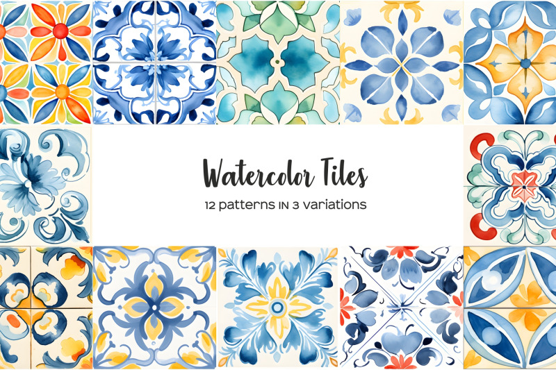 watercolor-tiles-clipart-seamless-tile-12-patterns