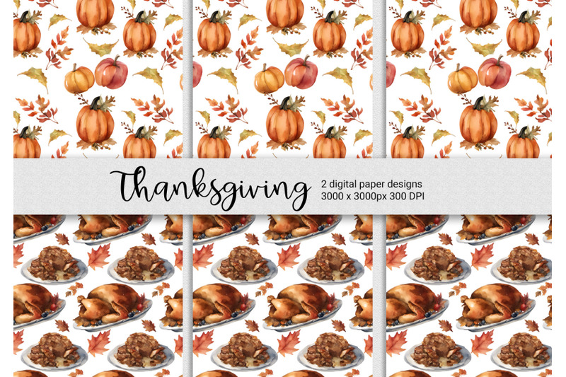 thanksgiving-dinner-watercolor-clipart-turkey-wine-bottle-wine-grap