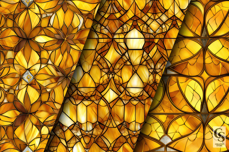 gold-stained-glass-seamless-pattern-digital-papers