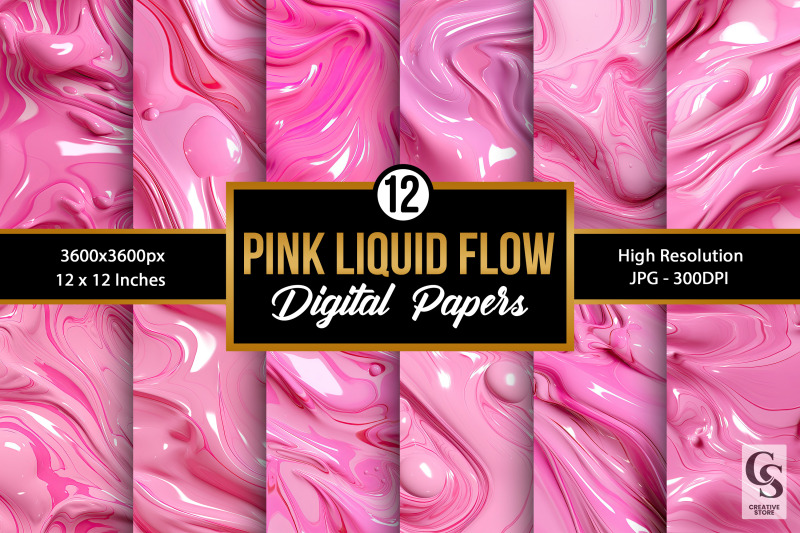 pink-liquid-flow-seamless-pattern-digital-papers