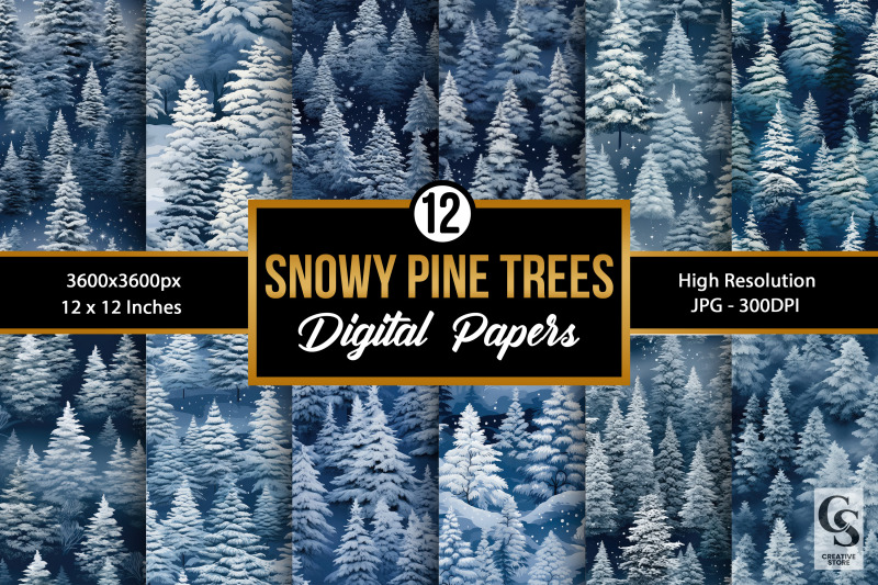 snowy-winter-pine-trees-seamless-pattern-digital-papers