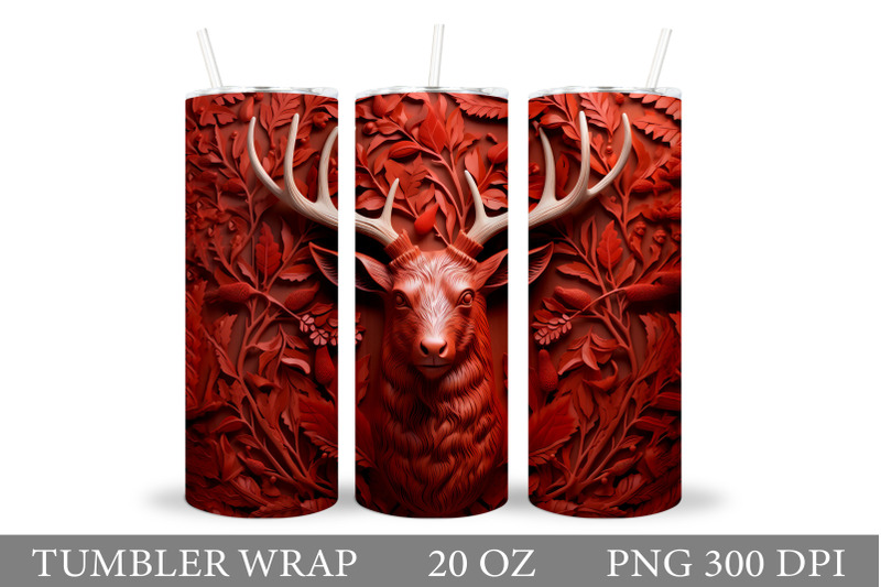 deer-tumbler-wrap-design-deer-tumbler-wrap-sublimation