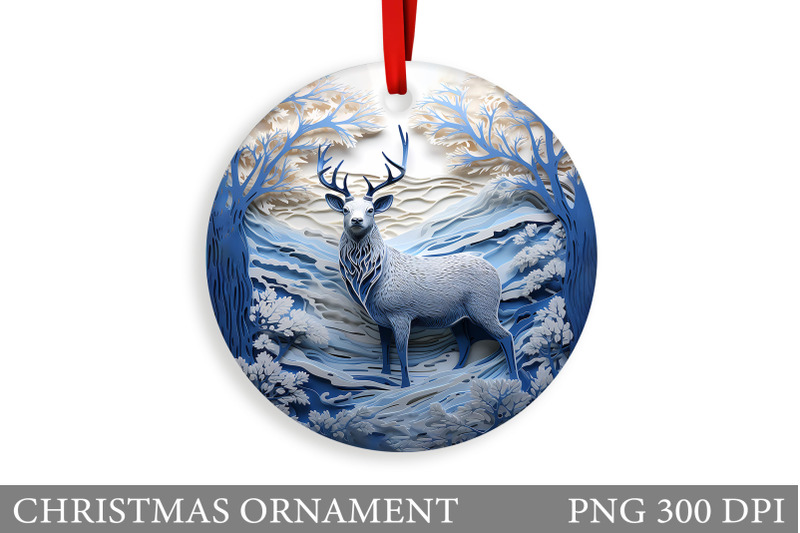 reindeer-christmas-ornament-winter-christmas-ornament